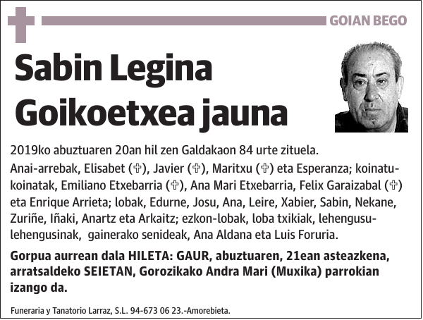 Sabin Legina Goikoetxea
