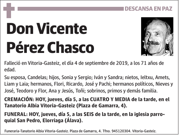 Vicente Pérez Chasco