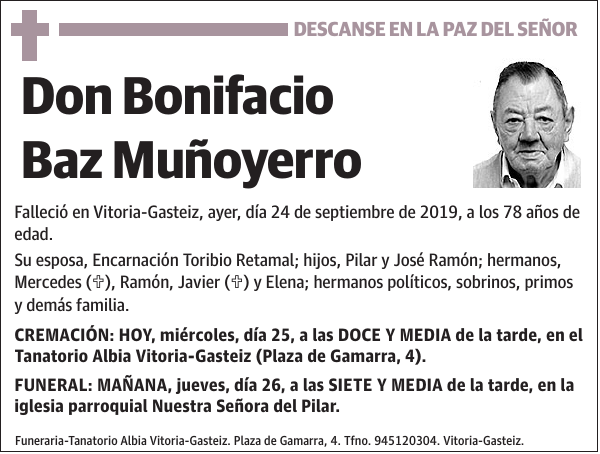 Bonifacio Baz Muñoyerro