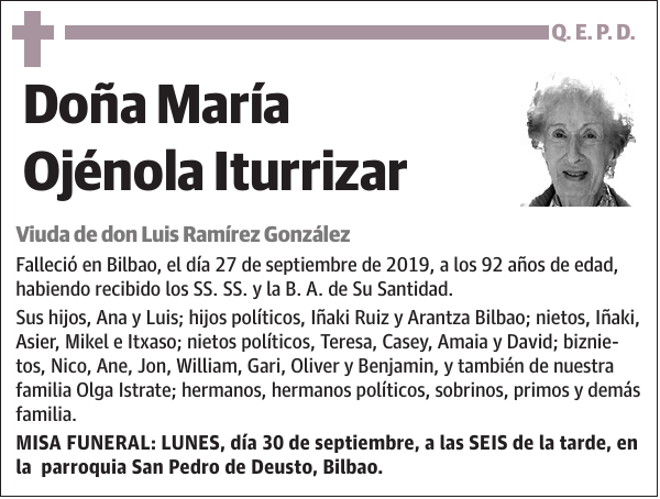 María Ojénola Iturrizar