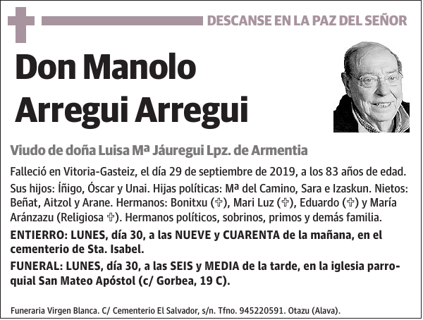 Manolo Arregui Arregui