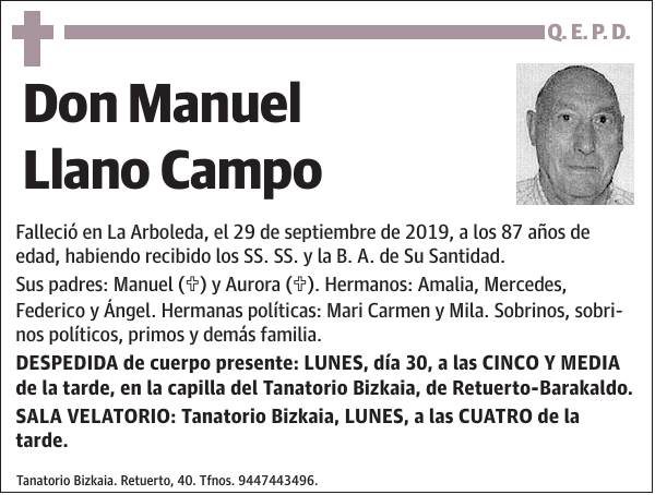 Manuel Llano Campo