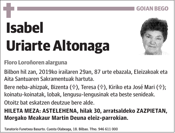 Isabel Uriarte Altonaga