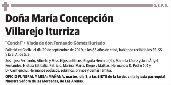 María Concepción Villarejo Iturriza