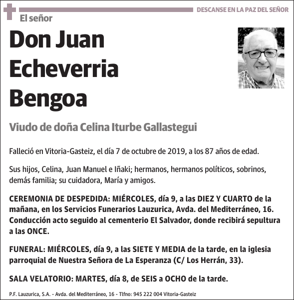 Juan Echeverria Bengoa