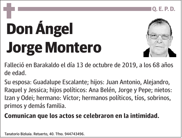Ángel Jorge Montero
