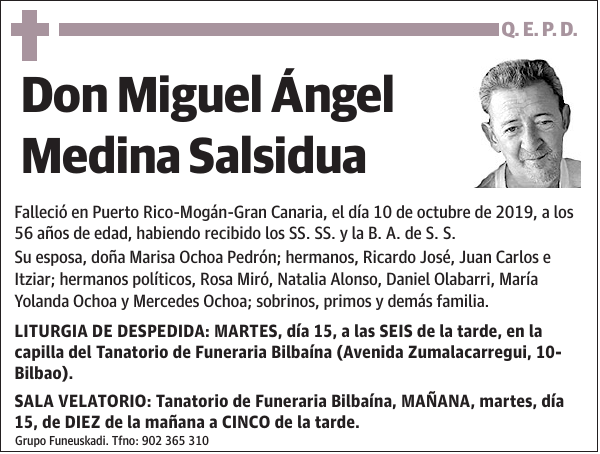 Miguel Ángel Medina Salsidua