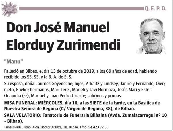 José Manuel Elorduy Zurimendi