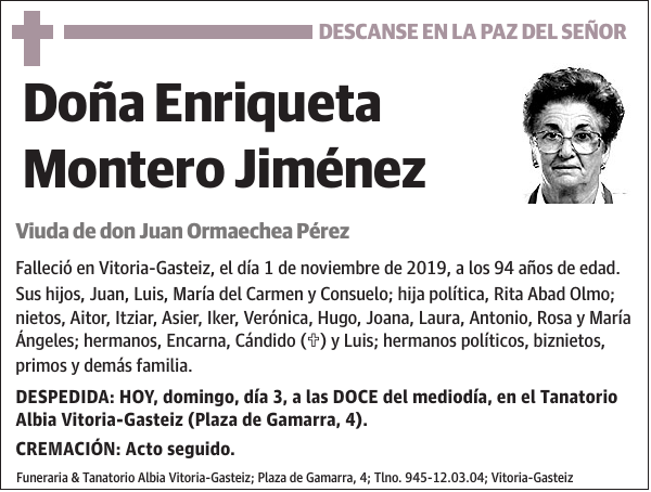 Enriqueta Montero Jiménez
