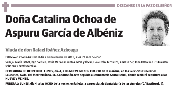 Catalina Ochoa de Aspuru García de Albéniz