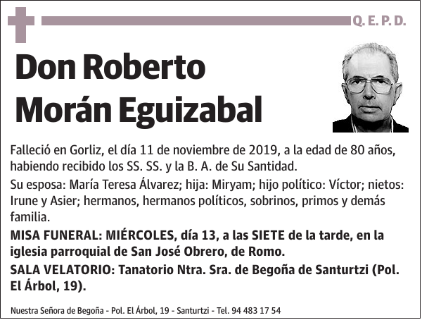 Roberto Morán Eguizabal