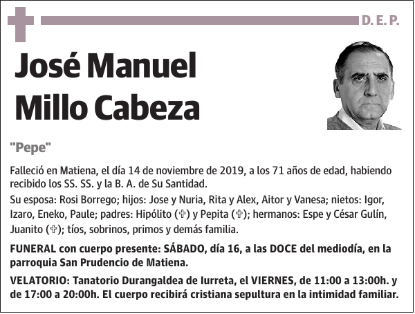 José Manuel Millo Cabeza