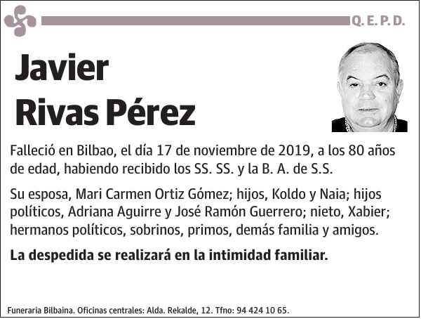 Javier Rivas Pérez