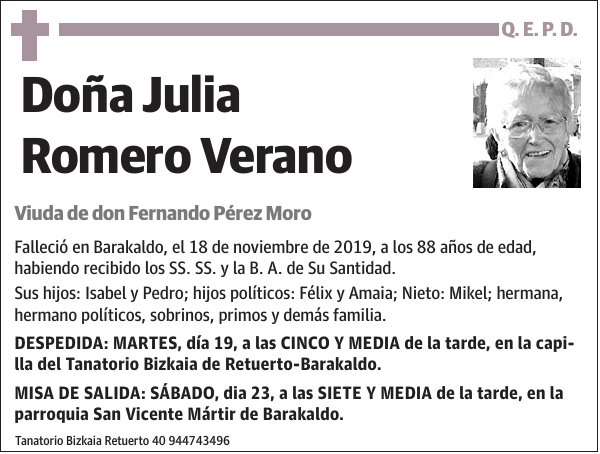 Julia Romero Verano
