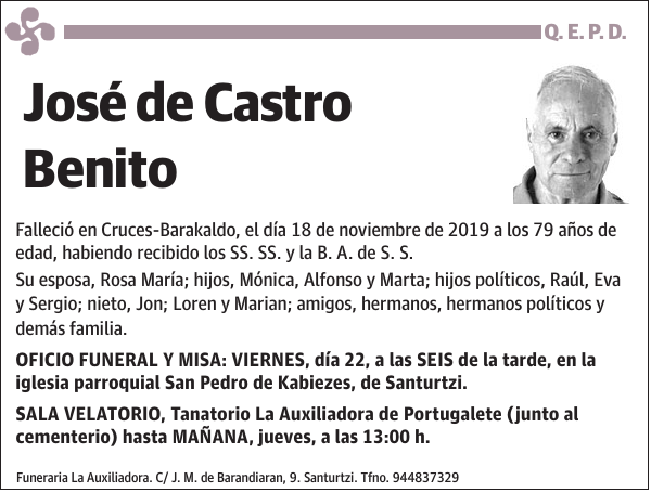 José de Castro Benito