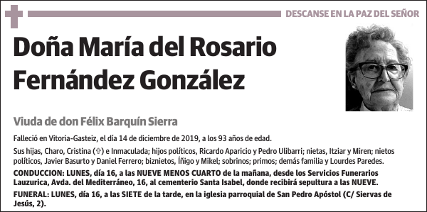 María del Rosario Fernández González