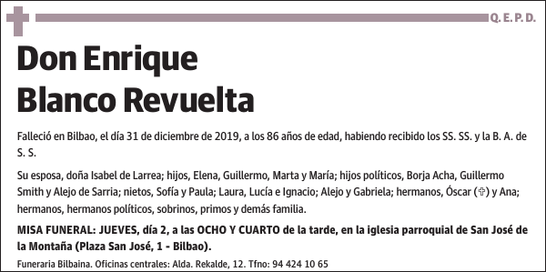 Enrique Blanco Revuelta
