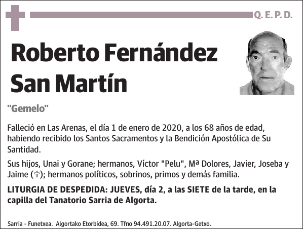 Roberto Fernández San Martín 'Gemelo'