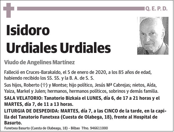 Isidoro Urdiales Urdiales