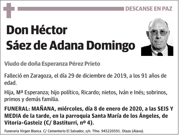 Héctor Sáez de Adana Domingo