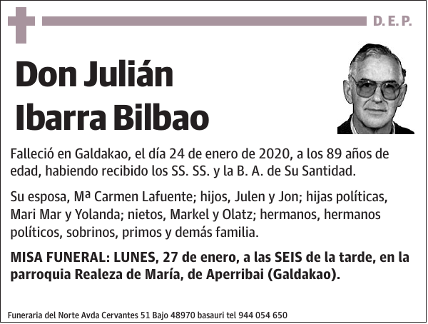 Julián Ibarra Bilbao