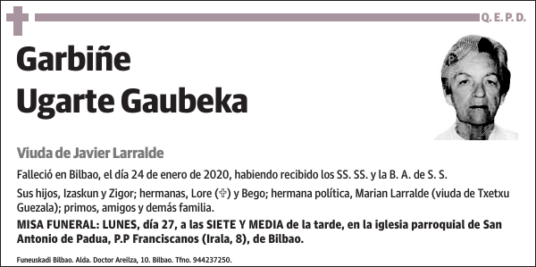 Garbiñe Ugarte Gaubeka