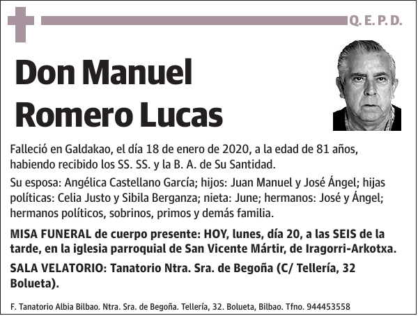 Manuel Romero Lucas