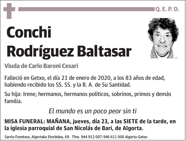 Conchi Rodríguez Baltasar