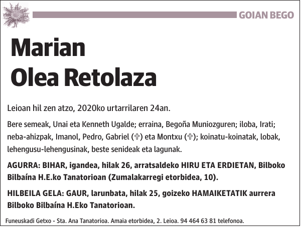 Marian Olea Retolaza