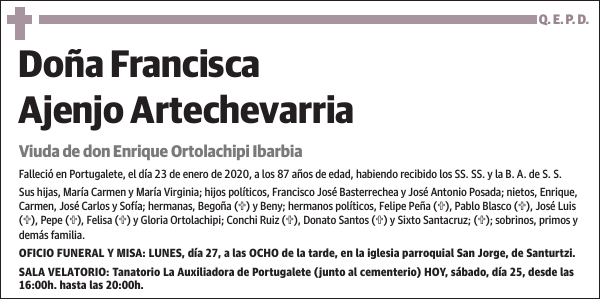 Francisca Ajenjo Artechevarria