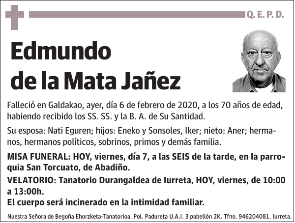 Edmundo de la Mata Jañez