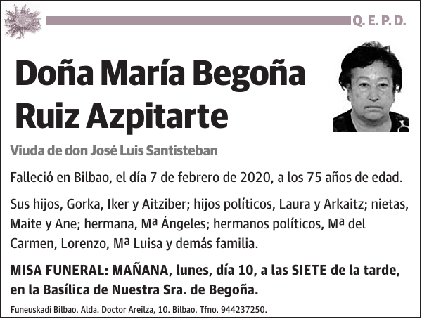María Begoña Ruiz Azpitarte