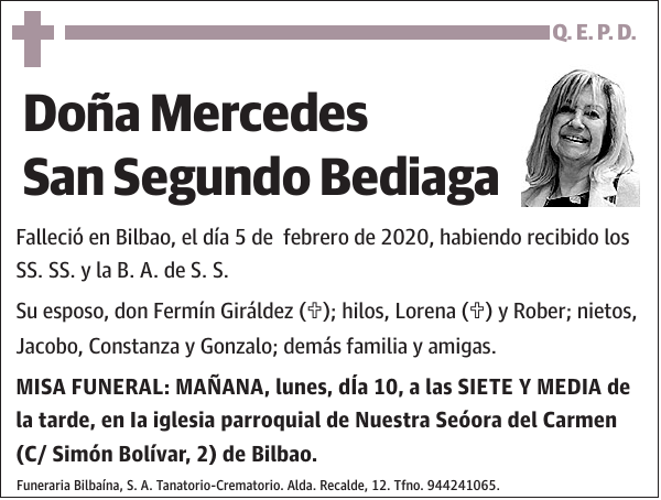Mercedes San Segundo Bediaga