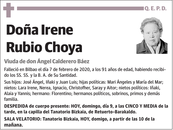 Irene Rubio Choya
