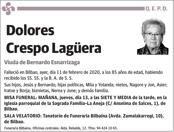 Dolores Crespo Lagüera