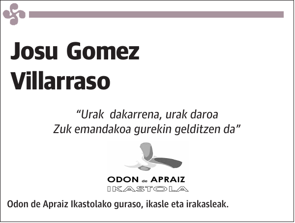 Josu Gomez Villarraso