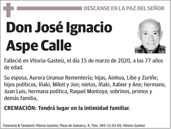 José Ignacio Aspe Calle