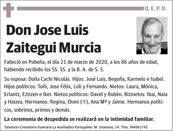 Jose Luis Zaitegui Murcia