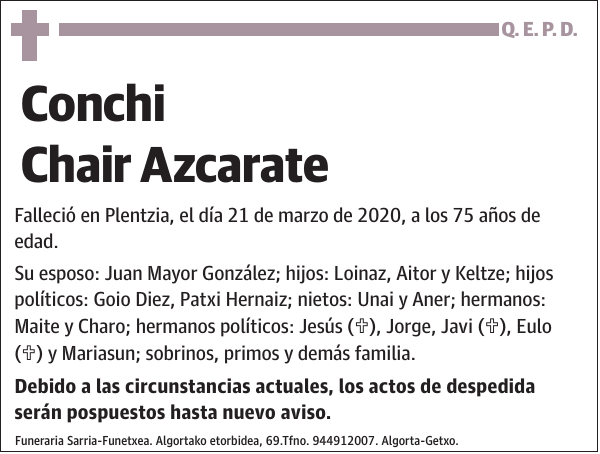 Conchi Chair Azcarate