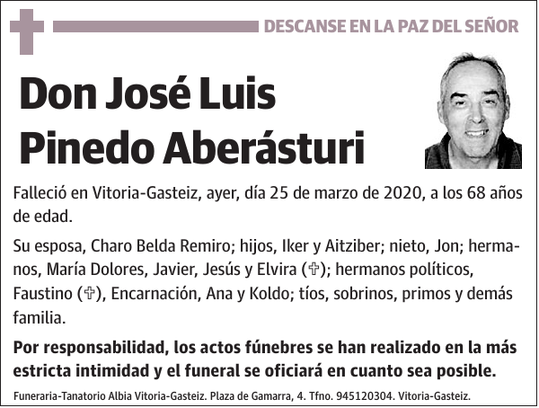 José Luis Pinedo Aberásturi