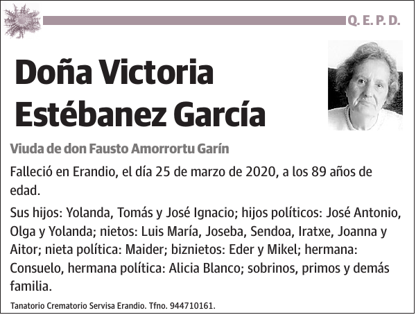 Victoria Estébanez García
