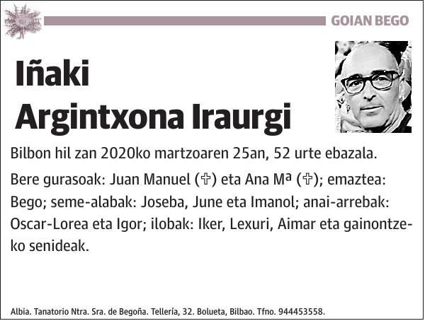 Iñaki Argintxona Iraurgi