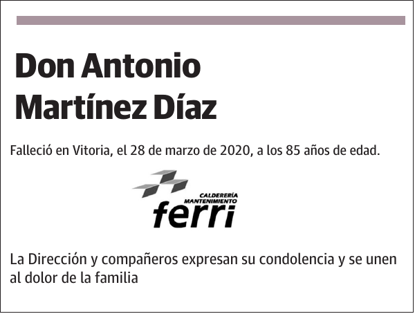 Antonio Martínez Díaz
