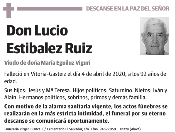 Lucio Estibalez Ruiz