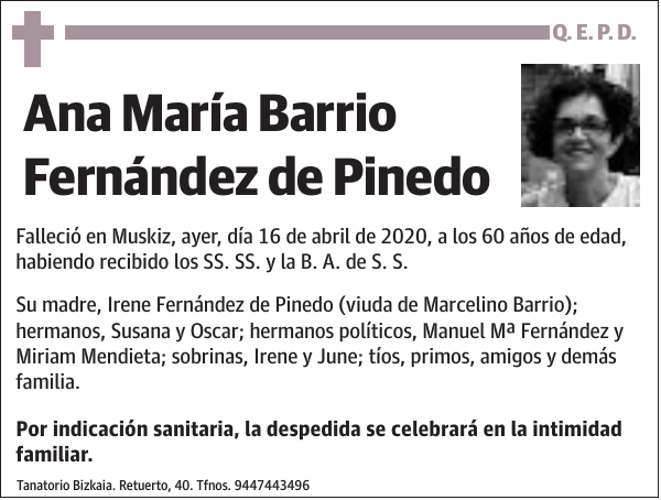 Ana María Barrio Fernández de Pinedo