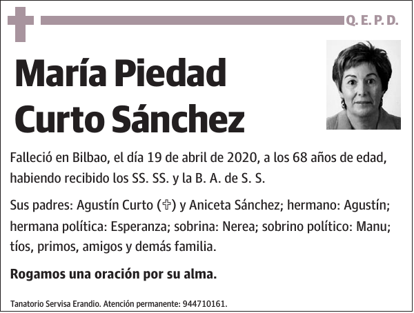 María Piedad Curto Sánchez