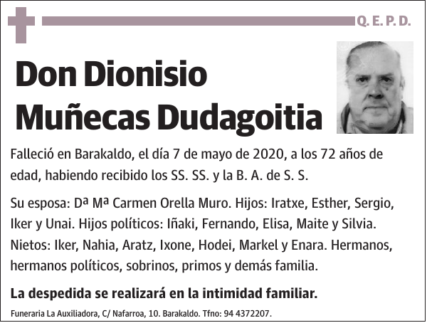 Dionisio Muñecas Dudagoitia