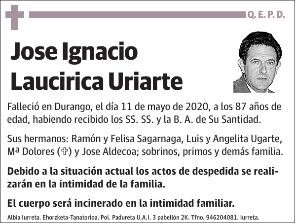 Jose Ignacio Laucirica Uriarte