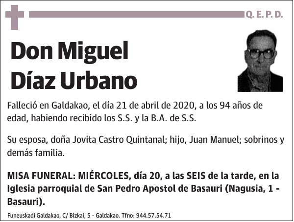 Miguel Díaz Urbano