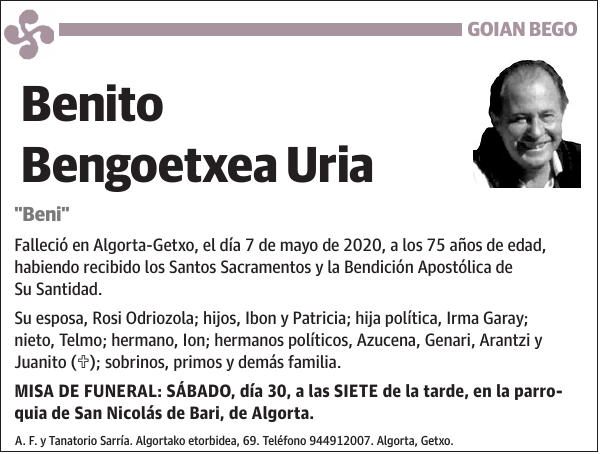 Benito Bengoetxea Uria